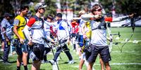 Foto: World Archery / Moritz Wieser (rechts) und Jonathan Vetter führen das deutsche Recurve-Team bei den World University Games in Essen an.