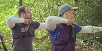 Foto: Margrit Kunde / Lieferten sich den erwarteten Zweikampf um den Titel bei den Recurve-Männern: Florian Unruh (links) und Jakob Hetz.