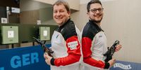 Foto: Lisa Haensch / Haben allen Grund zum Strahlen: Christian Reitz und Florian Peter zeigten - auch für sie selbst überraschend - starke und stabile Leistungen in Breslau.