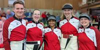 Foto: SV Petersberg / Strahlende Sieger und Tabellenführer im Norden: Das Quintett des SV Petersberg.
