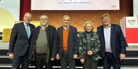 Foto: DSB / Die DSB-Delegation in Saarbrücken mit Jörg Brokamp, Walter Wolpert, Hans-Heinrich von Schönfels, Elke Wolpert und Gerd Hamm. Es fehlt auf dem Bild Bernd Schneider.