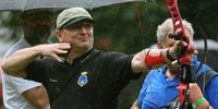 Foto: Werner Wabnitz / Die Schützen ließen sich bei der Feldbogen-DM von den widrigen Bedingungen in Trier nicht aufhalten.
