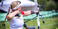 Foto: World Archery / Katharina Bauer gewann bei der EM in Essen 2x Gold und 1x Bronze und will auch bei der EM in Antalya vorne angreifen.