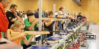 Foto: DSJ / Das Lichtschießen erfreut sich bei den Kindern großer Beliebtheit und wird in Frankfurt/Main erstmals als Deutsche Meisterschaft durchgeführt.