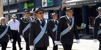 Foto: SVBB / Tradition, die bewahrt wird durch die Schützengilde zu Spandau - zu erkennen an dem blauen Band - dem Treueband des Wittelsbacher Hausordens.