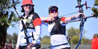 Foto: WAE / Flora Kliem (links) und Jule Lammers gewannen im Team-Wettbewerb die Bronzemedaille.