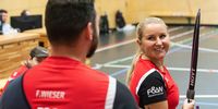 Foto: Foto-Lamprecht.de / Katharina Bauer und Felix Wieser wollen mit der FSG Tacherting den Bundesligatitel verteidigen und streben bei der WM ebenfalls Großes an.
