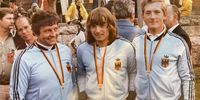 Foto: privat / Glücklich über die sensationelle WM-Silbermedaille: Willi Müller, Harry Wittig und Armin Garnreiter (v.l.). 