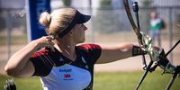 Foto: World Archery / Katharina Bauer überzeugte bei ihrem WM-Debüt mit guten Leistungen in Einzel, Mixed und Team.