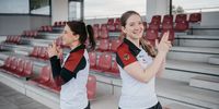 Bild: DSB / Monika Karsch (li.) und Doreen Vennekamp (re.) gewinnen die Olympiaqualifikation mit der Sportpistole.
