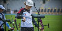 Foto: World Archery / Lisa Unruh zeigte nach technischen Problemen in der Qualifikation ihre Qualitäten in der Ko-Phase.