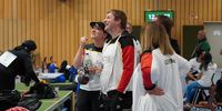 Foto: DSB / Zufrieden mit dem Ergebnis! Doreen Vennekamp, Christian Reitz und Bundestrainerin Claudia Verdicchio-Krause.