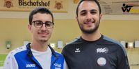 Foto: Kelheim-Gmünd / Jason Solari (links) und Federico Maldini lieferten sich ein herausragendes Duell, das der für Kelheim-Gmünd startende Solari 392:391 gewann.