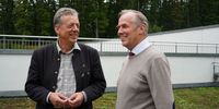 Foto: DSB / Im guten Austausch: DJV-Präsident Helmut Dammann-Tamke und DSB-Präsident Hans-Heinrich von Schönfels.