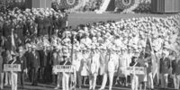 Foto: Bundesarchiv, Bild 183-C1012-0001-026 / Kohls, Ulrich / CC-BY-SA 3.0 / Die gesamtdeutsche Mannschaft 1964 in Tokio.