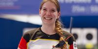 Foto: ESC / Sichtlich angefasst war Doreen Vennekamp nach dem Gewinn des EM-Titels in Osijek.