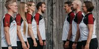 Foto: DSB / Das Bogenteam in Tokio v.l.: Michelle Kroppen, Charline Schwarz, Lisa Unruh, Florian Unruh, Bundestrainer Oliver Haidn, Co-Trainer Marc Dellenbach, Co-Trainerin Natalia Butuzova.