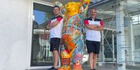 Foto: DSB / Freddy Siebert (links) und Holger Hertkorn freuen sich mit ihren 17 Athleten und den anderen Betreuern auf die WM in Winnipeg.