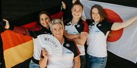 Foto: DSB / Das DSB-Olympiateam, hier die Pistolen-Frauen mit Monika Karsch, Carina Wimmer, Doreen Vennekamp und Bundestrainerin Barbara Georgi, freut sich auf Tokio.