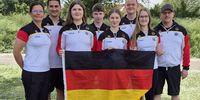 Foto: DSB / Das deutsche Pistolenteam beim Alpencup 2025.