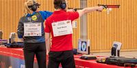 Foto: Hitzhofen-Oberzell / Noah Mauler (hier im Duell mit Ludwigsburgs Julia Hlousek) steuerte am Wochenende zwei entscheidende Punkte für seine Waldenburger bei.