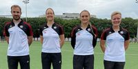 Foto: DSB / Das Tokio-Team, vorbehaltlich der DOSB-Nominierung: Florian Unruh, Lisa Unruh, Charline Schwarz und Michelle Kroppen (v.l.).