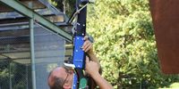 Foto: BSSB / Norbert Ettner in seinem Element, beim Blattl-Schießen.