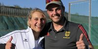 Foto: DSB / Daumen hoch für Laura Quooß und Vincent Haaga zum DM-Titel mit herausragenden Leistungen.