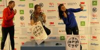 Foto: DSB / Sieger-Selfie mit den Medaillengewinnerinnen Sportpistole: Sandra Reitz, Doreen Vennekamp und Monika Karsch.