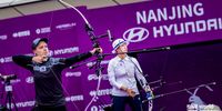 Foto: World Archery / Michelle Kroppen musste sich beim Weltcupfinale in Nanjing der späteren Siegerin An San geschlagen geben.