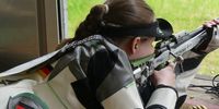 Foto: Michael Eisert / Katrin Grabowski verfehlte als Elfte im 50m Liegendschießen knapp die Top Ten.