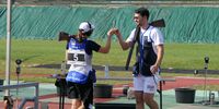 Foto: DSB / Gewannen überraschend den DM-Titel im Trap Mixed: Sofia Weber und Sebastian Hartmann.
