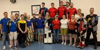 Foto: Armbrustliga / Die Finalisten der Armbrustliga über die 10m-Distanz.