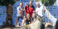 Foto: Eckhard Frerichs / Fünf WM-Teilnehmer auf einen Schlag: Jürgen Gleich, Michael Stumpf, Günter Ganser (hinten v.l.) sowie Christina Brähler und Cathrin Terlutter (vorne v.l.).