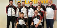 Foto: DSB / Das deutsche Team unmittelbar vor dem Abflug nach Al Ain.