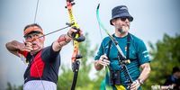 Foto: World Archery / Michael Meyer geht nach der Qualifikation von Position vier ins Rennen und benötigt "nur" einen Sieg, um das Halbfinale zu erreichen.
