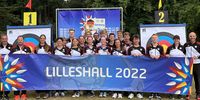 Foto: DSB / Der deutsche Bogennachwuchs bei der EM 2022 in Lilleshall.