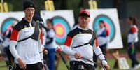Foto: WAE / Phil Lüttmerding (rechts) greift im Einzel nach Gold, Jakob Weske will im Mixed- und Teamwettbewerb eine Medaille.