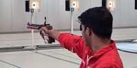 Foto: SV GK Hannover / Er kam, sah und schoss bärenstark: Hannovers Chaudhary Saurabh punktete mit 393 und 385 Ringen doppelt.