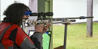 Foto: Eckhard Frerichs / Mal wieder ganz oben: Judith Billharz holte sich mit dem KK-Gewehr über 100 Meter den Titel in Hannover.