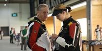 Foto: ISSF / Sehen sich am Wochenende bei der EM-Qualifikation in Wiesbaden: Bundestrainer Achim Veelmann und Top-Schützin Anna Janßen.