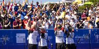 Foto: DSB / Wiederholung erwünscht! Bei der EM in München jubelten begeisterte Zuschauer dem deutschen Team nach dem Gewinn von Team-Gold zu.
