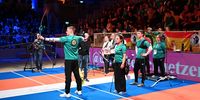 Foto: Eckhard Frerichs / Ganz dicht dran! Knapp 1.000 Zuschauer waren beim zehnjährigen Jubiläum des Bundesligafinals in Wiesbaden dabei und gaben der Veranstaltung einen tollen Rahmen.