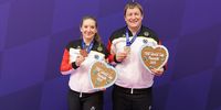 Foto: BSSB / Beim Weltcup in München gab es Medaille & Herz für Doreen Vennekamp und Christian Reitz im Luftpistolen Mixed. Nun geht es um die EM-Plätze in den Kleinkaliber-Disziplinen.