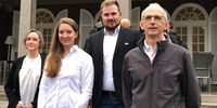 Foto: DSB / Freuen sich "hessisch" auf Olympia: Natascha Hiltrop, Doreen Vennekamp, Oliver Geis und Detlef Glenz (v.l.).