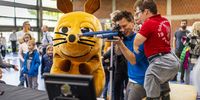 Foto: Moritz Müller / Die Maus war mittendrin statt nur dabei