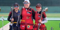 Foto: DSB / Überglücklich über WM-Bronze, v.l.: Annabella Hettmer, Isabel Wassing und Emilie Bundan.