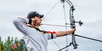 Foto: World Archery / Der neue U21-Weltmeister mit dem Compoundbogen, Ruven Flüß.
