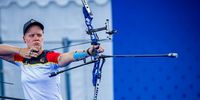 Foto: World Archery / Michelle Kroppen stellte auf den Punkt eine Saisonbestleistung auf und wurde mit Platz sieben belohnt.