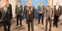 Foto: DSB / Das neue DSB-Präsidium mit DSB-Präsident Hans-Heinrich von Schönfels. Es fehlen die neuen Präsidiumsmitglieder Dieter Vierlbeck und Evi Benner-Bittihn.